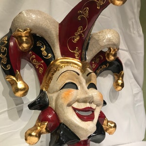 Maschera Veneziana,Maschera Pagliaccio,Maschera Originale