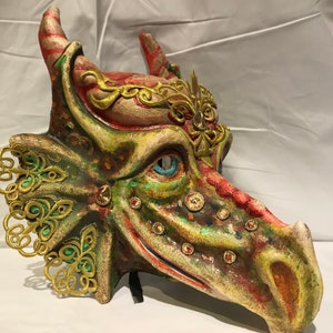 Maschera Veneziana,Maschera Drago,Maschera Originale