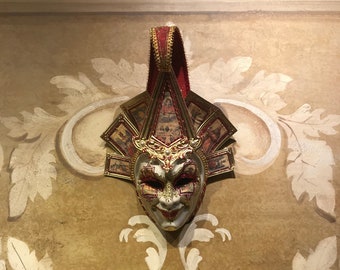 Venetian Mask,Red Joker Tarot,Venice mask