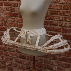 Historical Lingerie for Women - Lingerie for Bride - Mare Antoniette Panier - Underdress Panier Historical Costume for Women 1700 model
