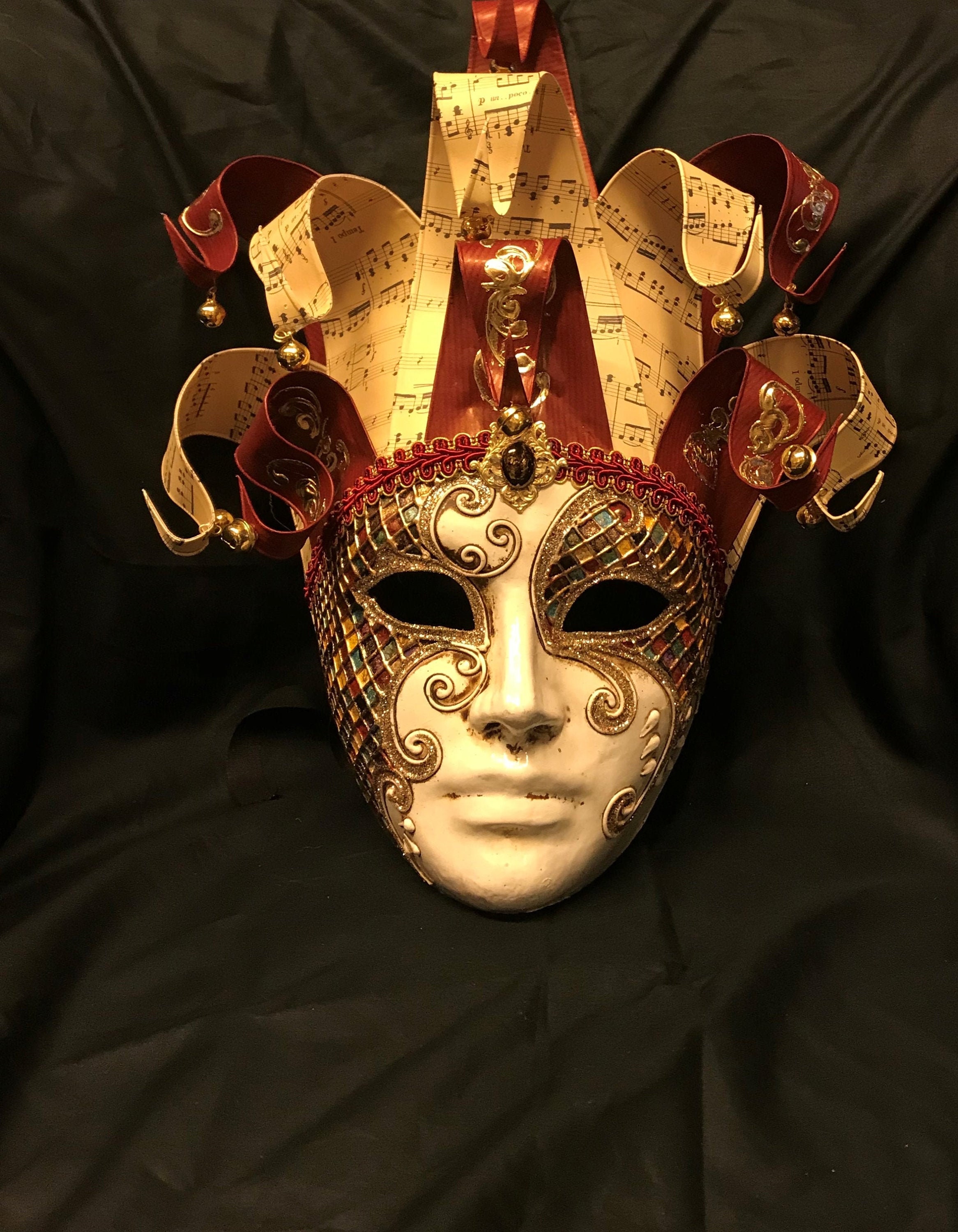 Venetian Maskjester Maskoiginal Mask Etsy