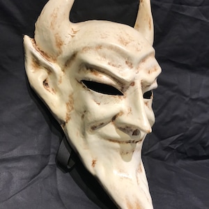 masque de diable Blanc