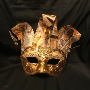 Maschera Veneziana,Colombina Jolly,Maschera Originale