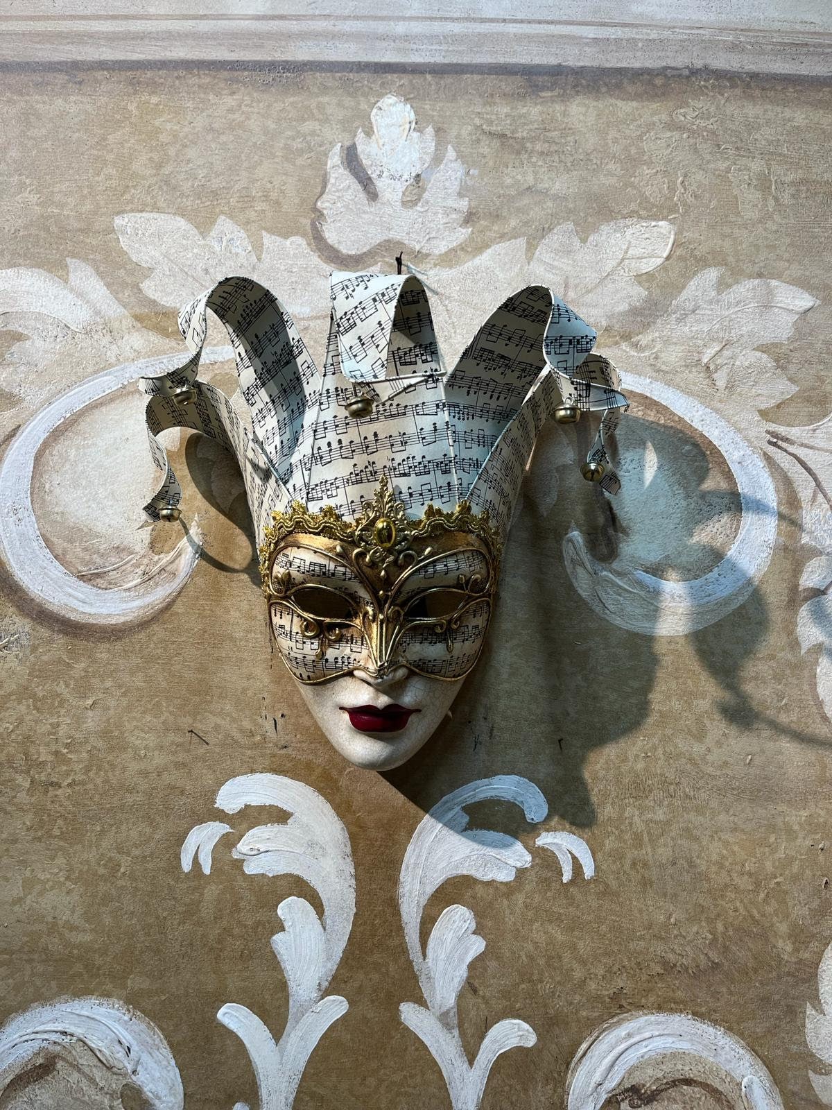 Maschera Veneziana, Maschera Da Giullare Musicale, Maschera