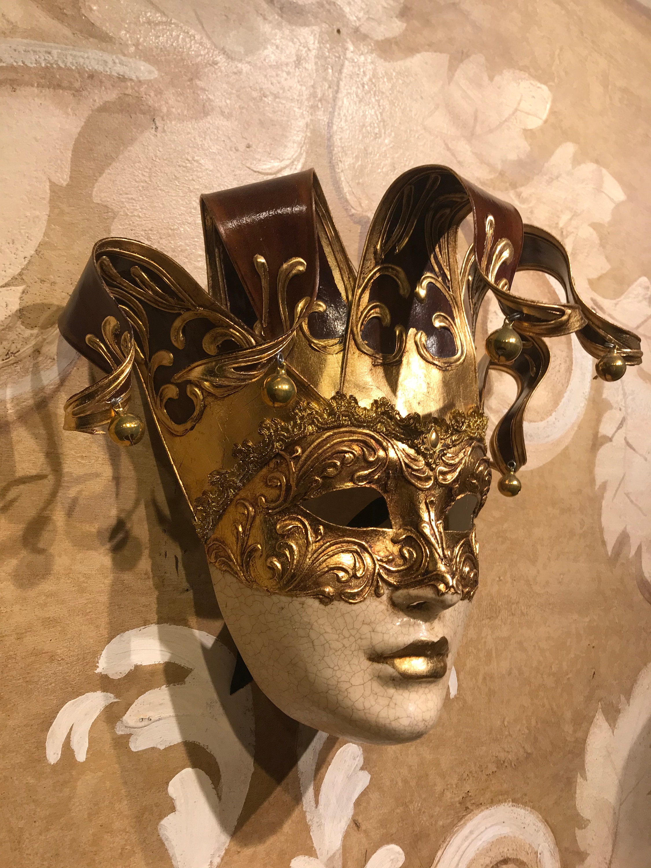 Venetian Maskgold Jesteroriginal Mask | Etsy