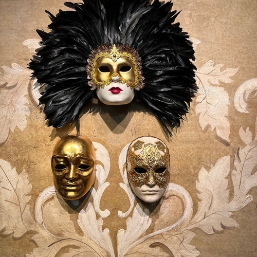 Volto Macrame Silver Eyes Wide Shut Mask Full Face Etsy