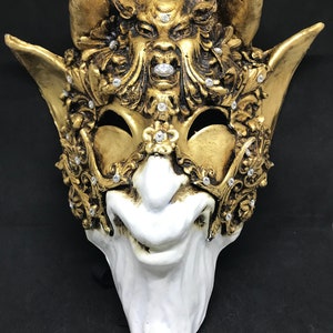 Maschera Veneziana,Satiro Barocco,Maschera Originale