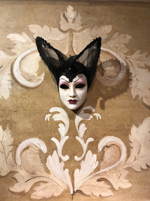 Maschera Donna Carnevale Maschera Veneziana In Metallo A Forma Di - Foto 7