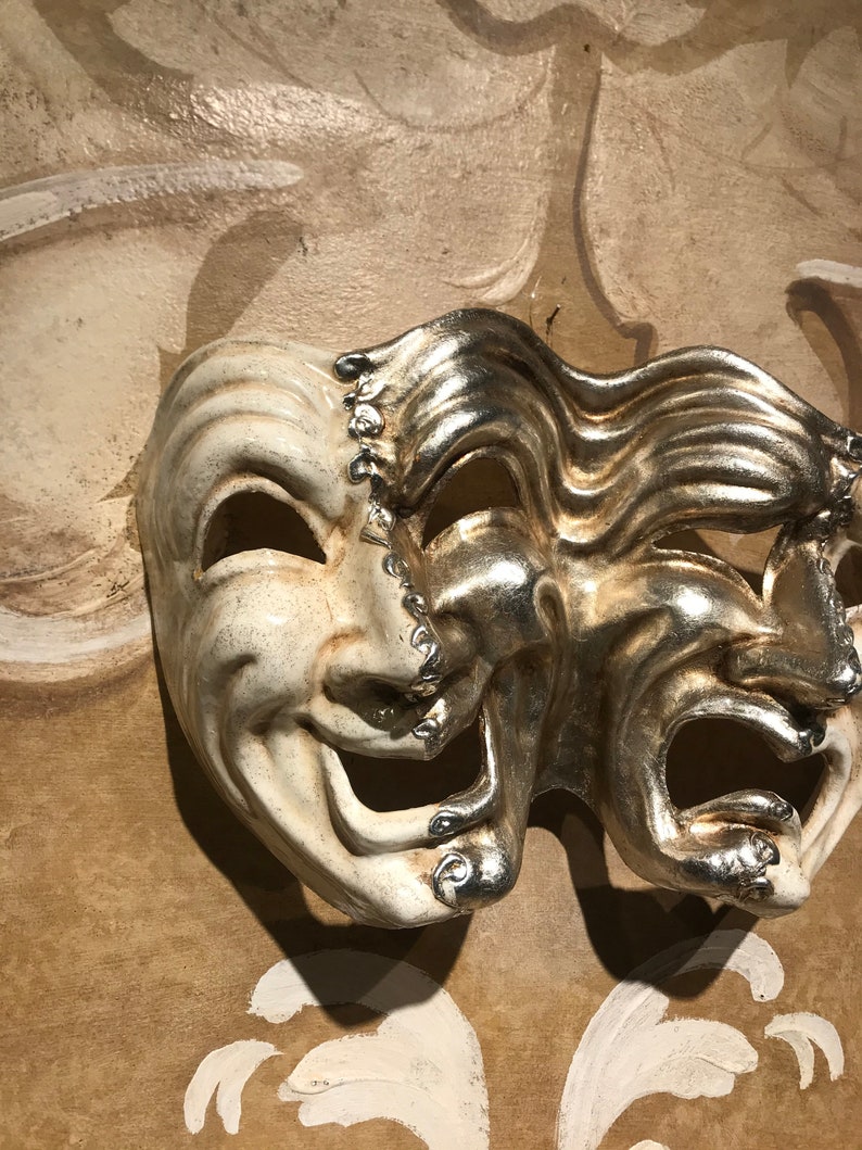 Tragedy and Comedy Mask Theater Mask House Decor Mask Drama Etsy