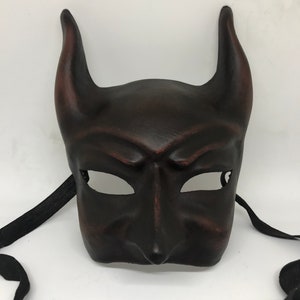 Half Devil Mask, from Commedia dell'arte, face mask for masquerade ball and halloween party, for men and woomen