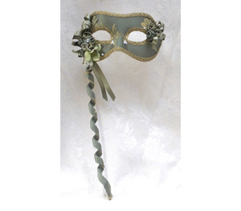 Masquerade Masks lady for Woman Mask With Handle Etsy