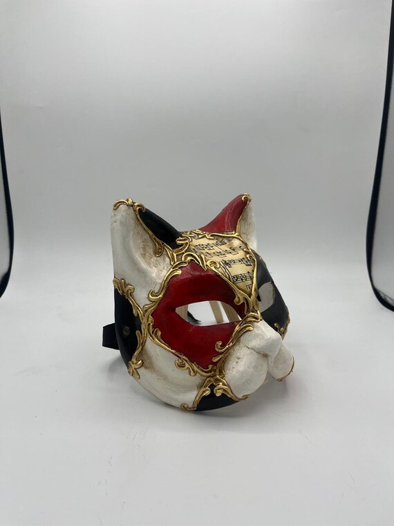 ベネチアンマスク、猫マスク、ベニスマスク - Etsy 日本