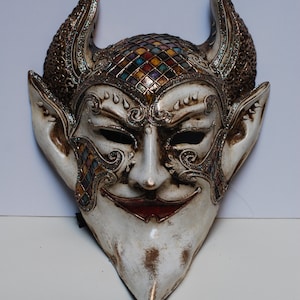 Masquerade Mask "The Devil" - Venetian Mask Devil mask V32