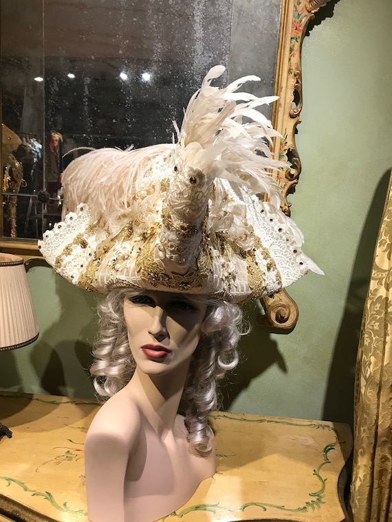 Tricorn Hat Historical White Man/woman 