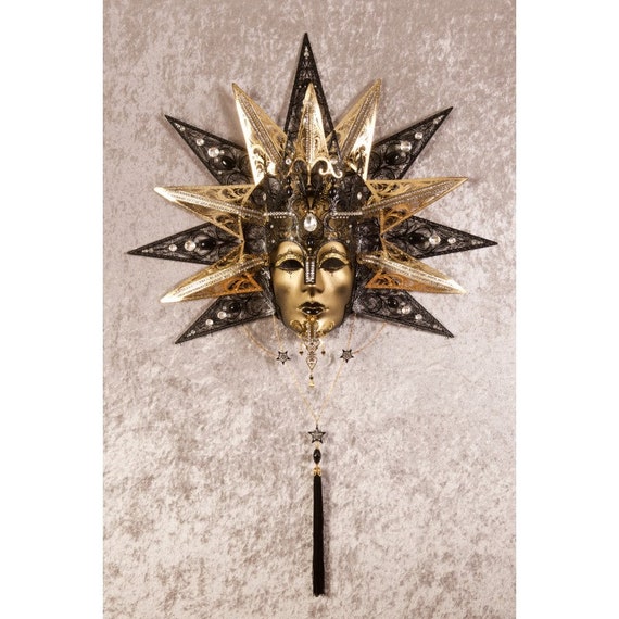 ベネチアンマスク、太陽王、オリジナルベネチアンマスク - Etsy 日本