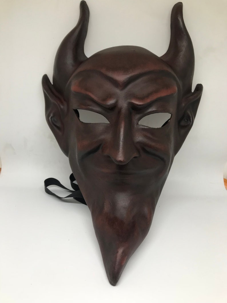 masque de diable Leather Effect