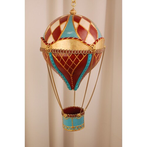 Home Decorcheerful Hot Air Balloonhand Made Etsy