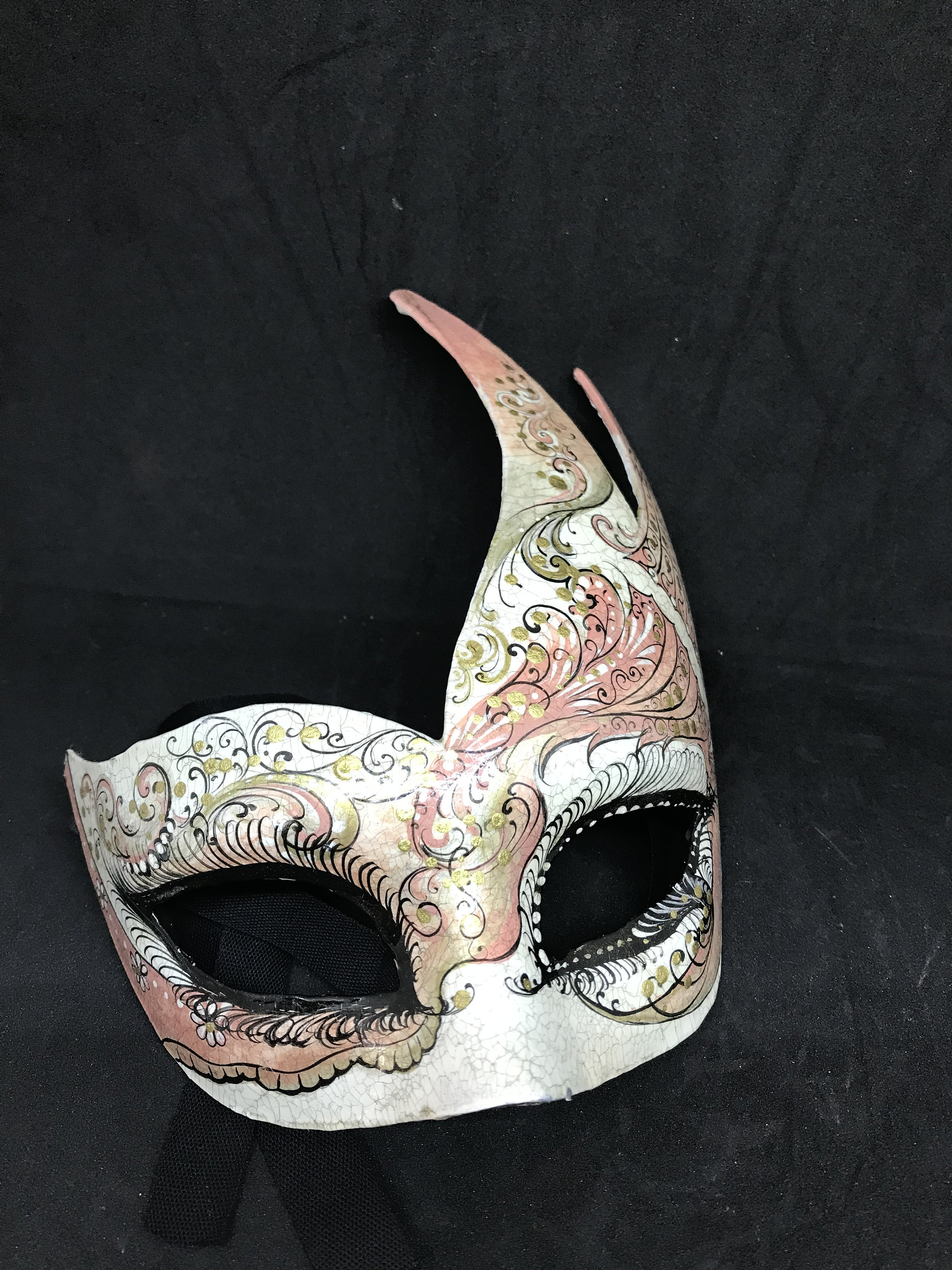 Venetian mask, Original Venetian papier mache masks to wear, handmade in Venice or55