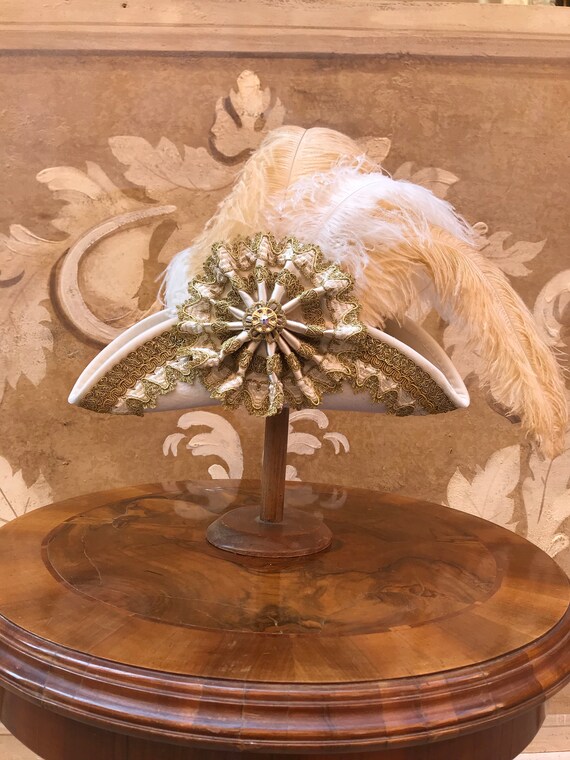White Tricorn Hattricorn With 