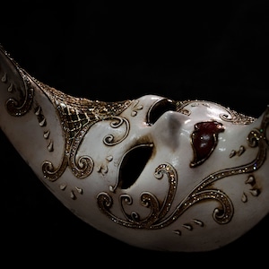 Maschera Veneziana,Luna Arlecchinata,Maschera Originale