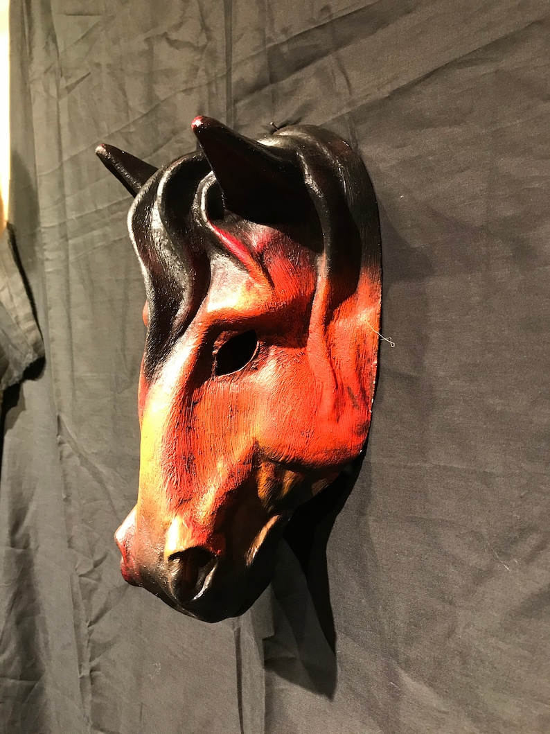 Maskhorse Masquerade Maskoriginal Mask Etsy