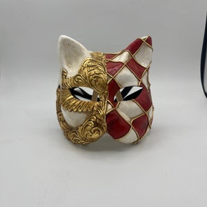Maschera Veneziana,Scacco Gatto,Maschera Originale
