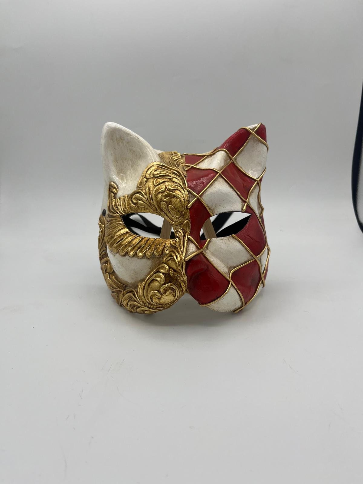 Gatto Craquellé | Maschere Veneziane Di Carnevale - Foto 9