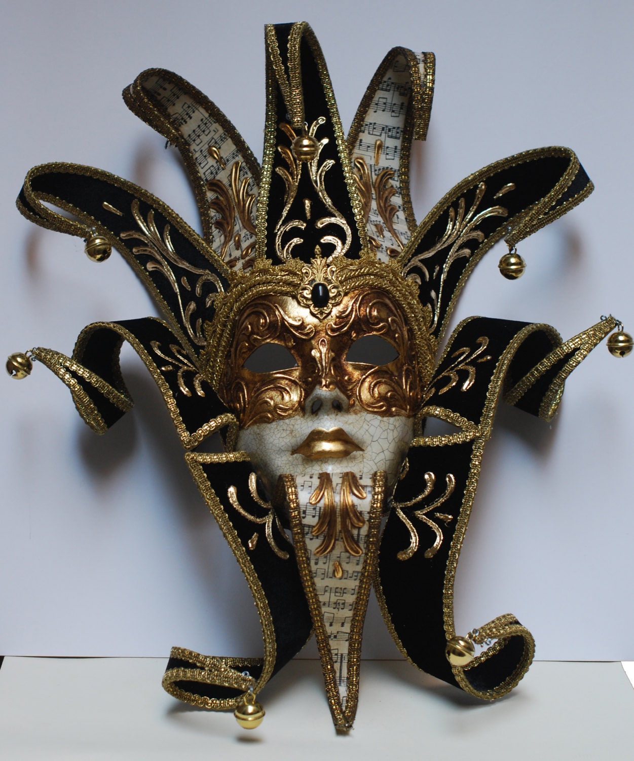 Joker Mask Jester Masquerade Mask Full Face Venetian Mask Gold and  Green/gold and Blue Home Decor, Interior Design Mask F27/F28 