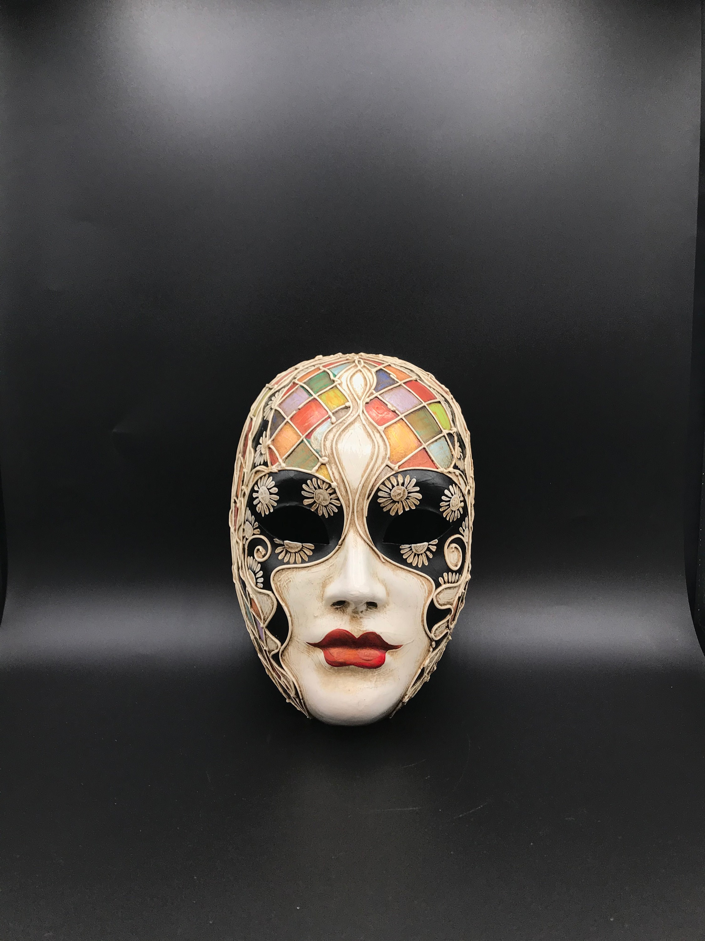 Arlecchino Mask - Etsy Arlecchino Mask - Etsy