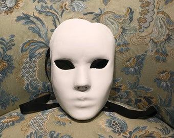 &quot;Volto Bianco da Dipingere &quot;&quot;Maschera Veneziana&quot;&quot;.&quot;