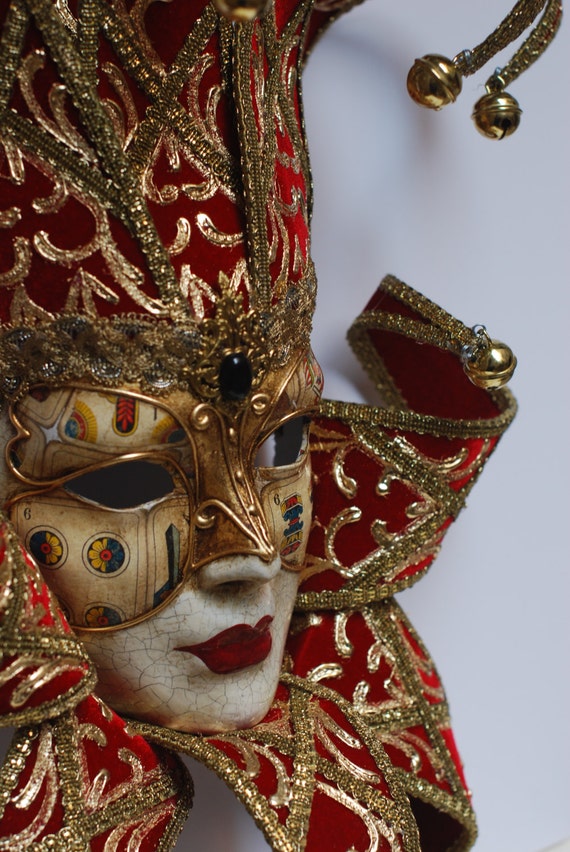 Mmaschera Del Jolly, Maschera Joker, Maschera Di Venezia, Maschera