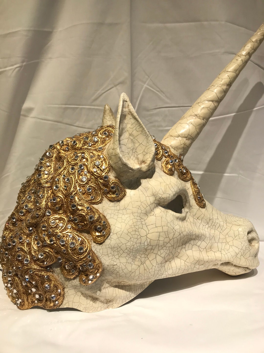 Mask,unicorn Baroque,macramè,original Mask Etsy