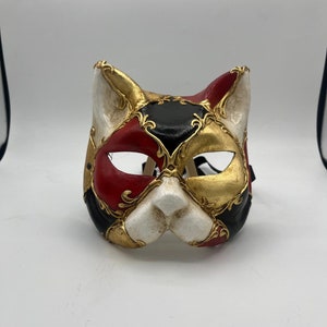 Maschera Veneziana,Gatto Veneziano,Maschera Originale