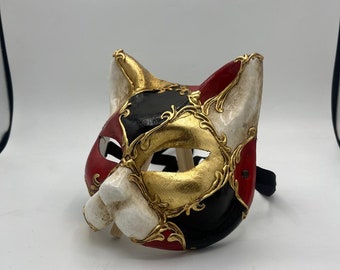 ベネチアンマスク、猫マスク、ベニスマスク - Etsy 日本