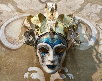 オリジナルの手作りベネチアンマスク - パーティー用カーニバルマスク