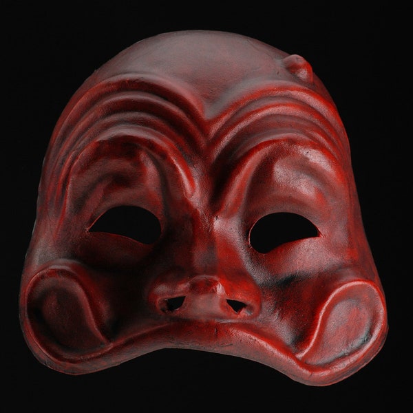 Maschera Veneziana,Maschera di Arlecchino,Maschera Della Commedia Dell'Arte,Maschera Originale