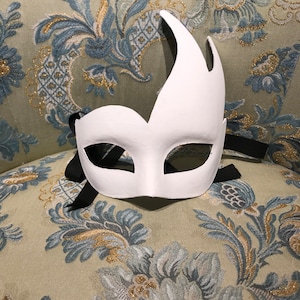 Venezianische Maske, Weiße Maske Colombina
