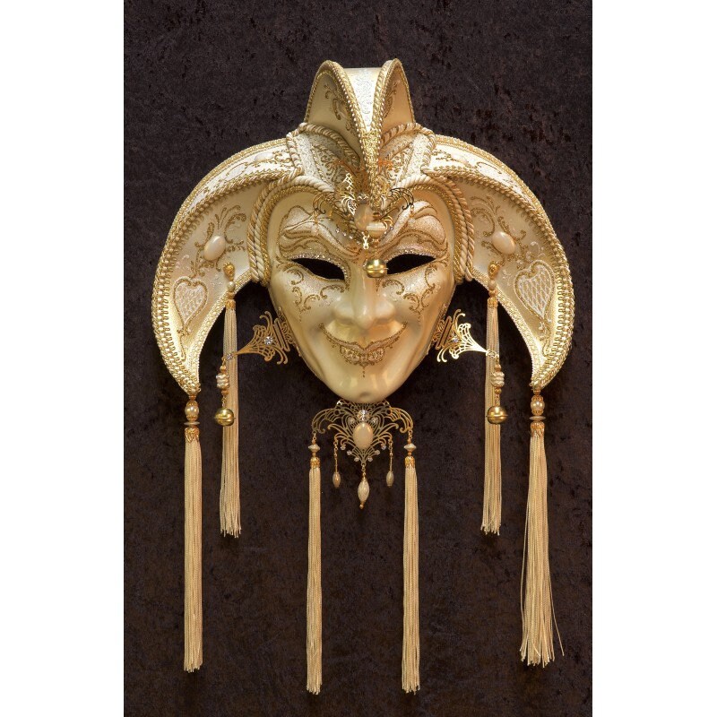 ベネチアンマスク、男の道化師、オリジナルマスク - Etsy 日本