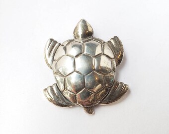 Sterling turtle, tortoise pin, brooch