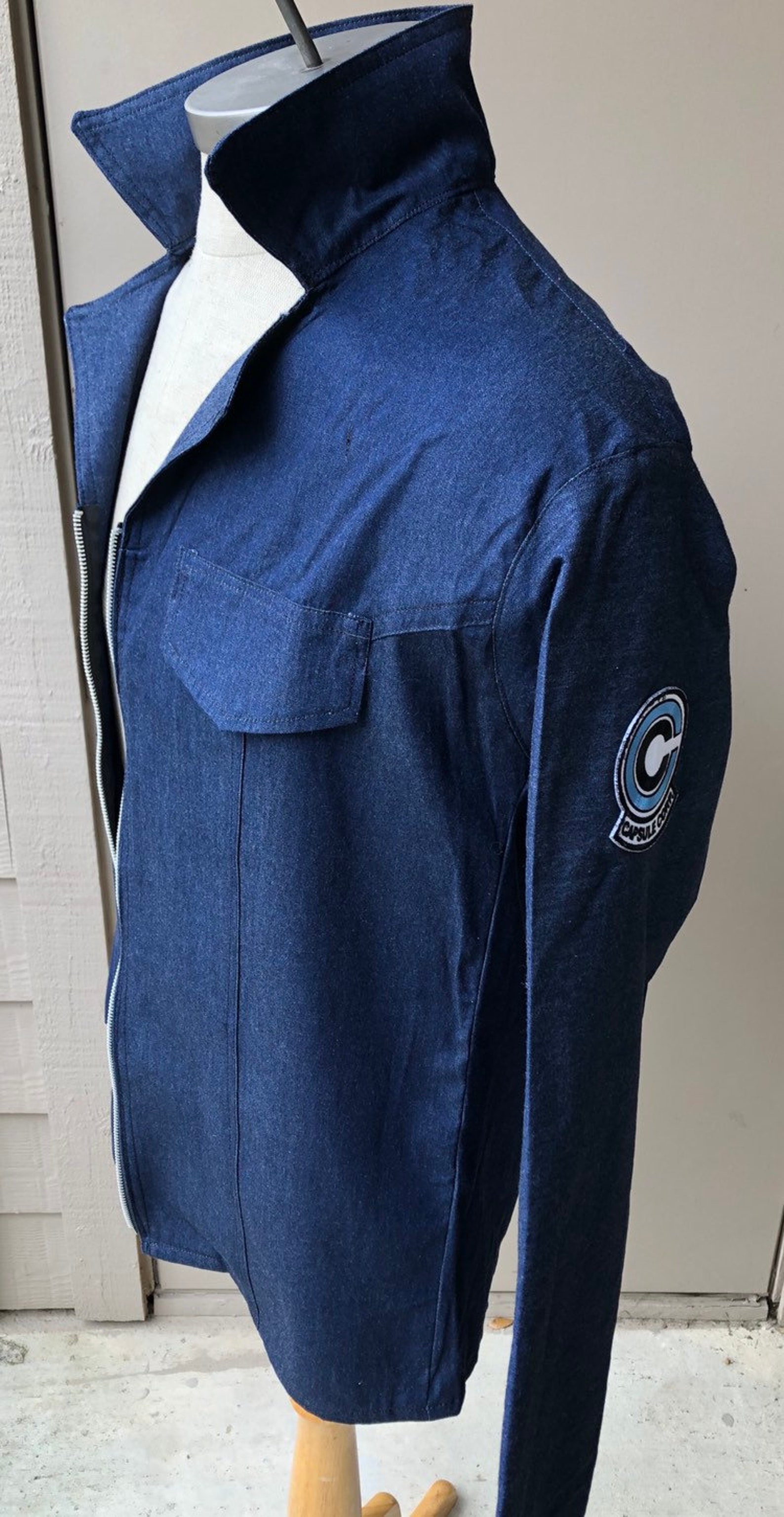 Capsule Corp. Trunks Jacket Blue Etsy