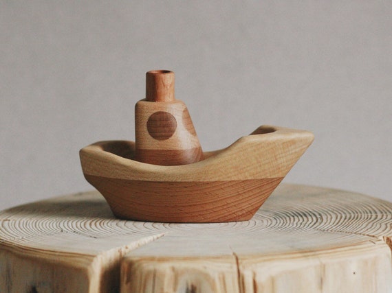 toy wooden ship