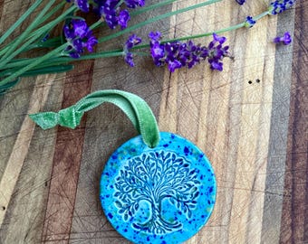 Handmade Ceramic Christmas Ornament | Blue Tree Pottery