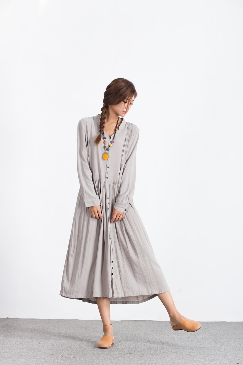 etsy maxi dress with sleeves