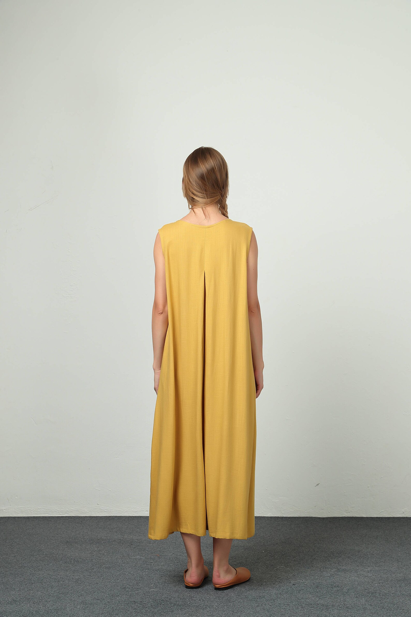 Sleeveless Summer Maxi Dresses Women's Oversize Cotton - Etsy