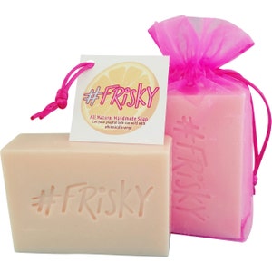Natural Handmade Shea Butter Soap With Orange Essential Oils, Paraben and Sulfate Free Handmade Soap