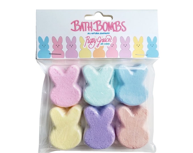 Peep Bath Bombs, Bunny Bath Bombs, Easter Gifts, Easter Gifts for Kids