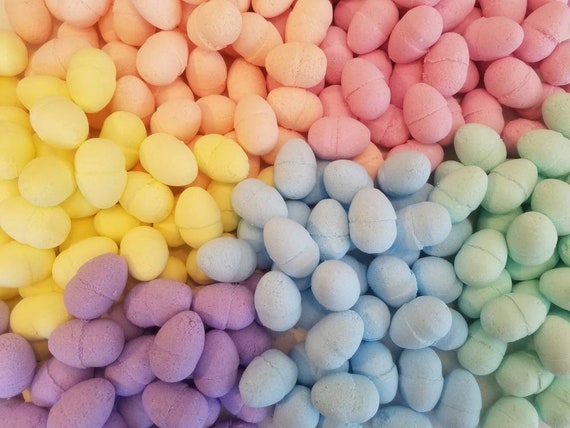 All Natural Easter Egg Bath Bombs, Kids Easter Basket Stuffers