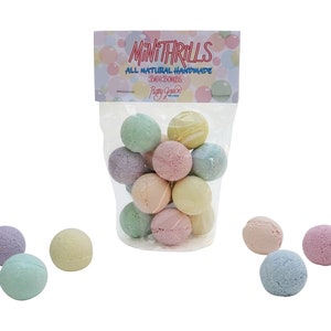 Mini Bath Bombs Gift Set,Small Bath Bombs,Bath Bombs for kids,Bath Bombs for Boys,Bath Bombs for Girls,Natural Bath Bombs, Toddler Bath Gift