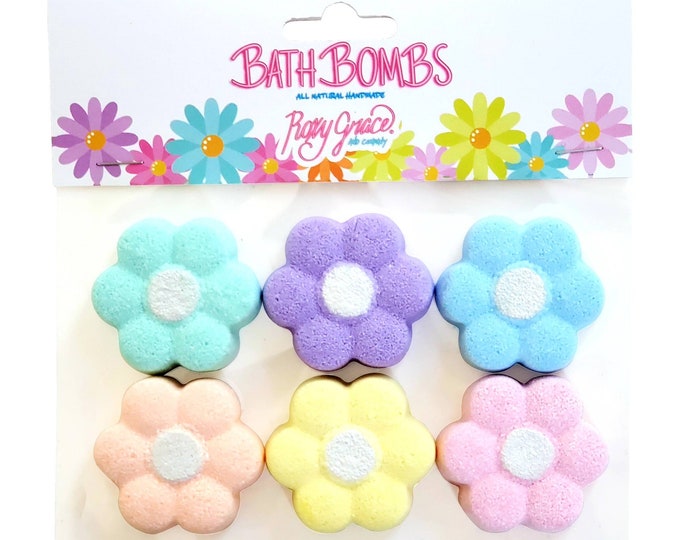 Bath Bomb Flower Gift Set,Bath Bomb Daisies,Bath Bombs Flowers,Bath Bomb Gift Sets,Bath Bombs for Kids,Flower Girl Proposal,Flower Girl Gift