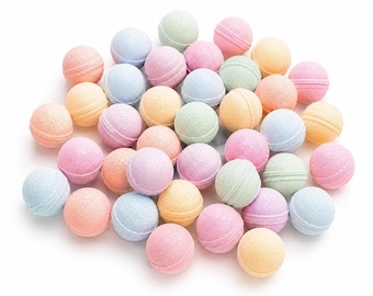 Mini bombas de baño por libra / Bombas de baño sin colorantes de 1 pulgada a granel